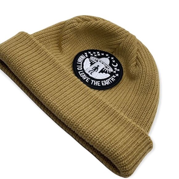 NWT Wool + Pepper Co. UFO Unisex Beanie Hat - Picture 2 of 3